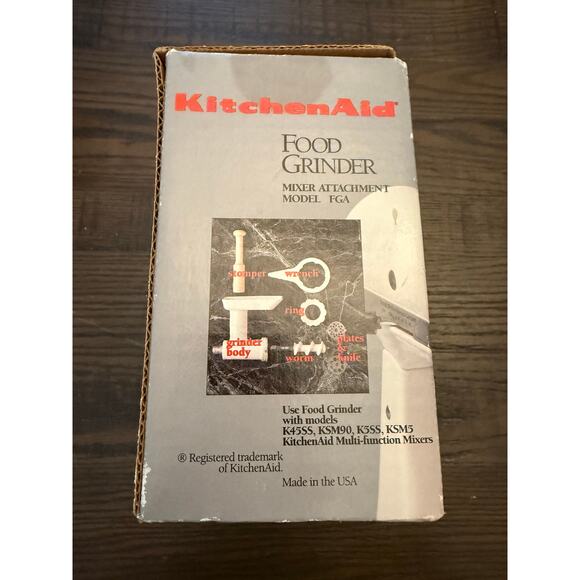 KitchenAid Food Grinder Attachment - For Kitchen Aid Stand Mixer - NEW - Picture 4 of 9